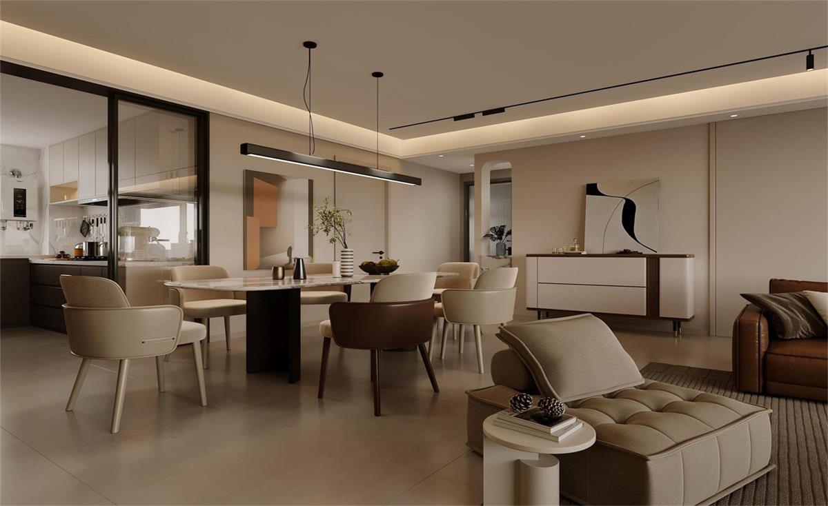 中海華樾 | 現(xiàn)在裝修都內卷成這樣了？！從玄關就開始美哭的143㎡現(xiàn)代風