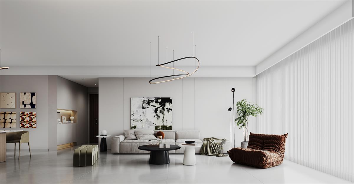 寧房云筑129㎡ | 裝修的盡頭原來(lái)是極簡(jiǎn)！家越簡(jiǎn)單越高級(jí)~