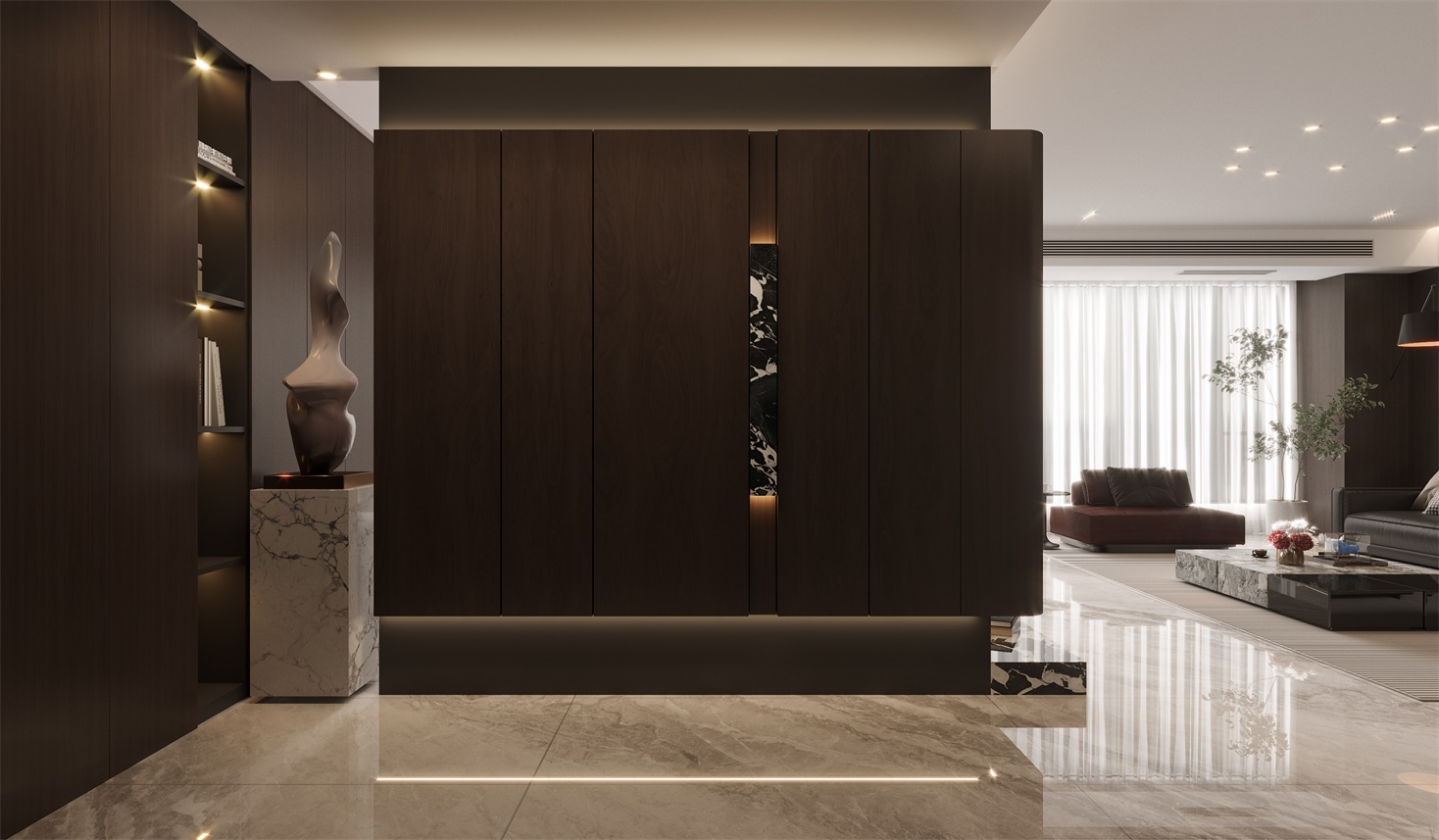 中海海樾133㎡ | 意式極簡(jiǎn)風(fēng)又殺回來(lái)了！這高級(jí)感我真拒絕不了~