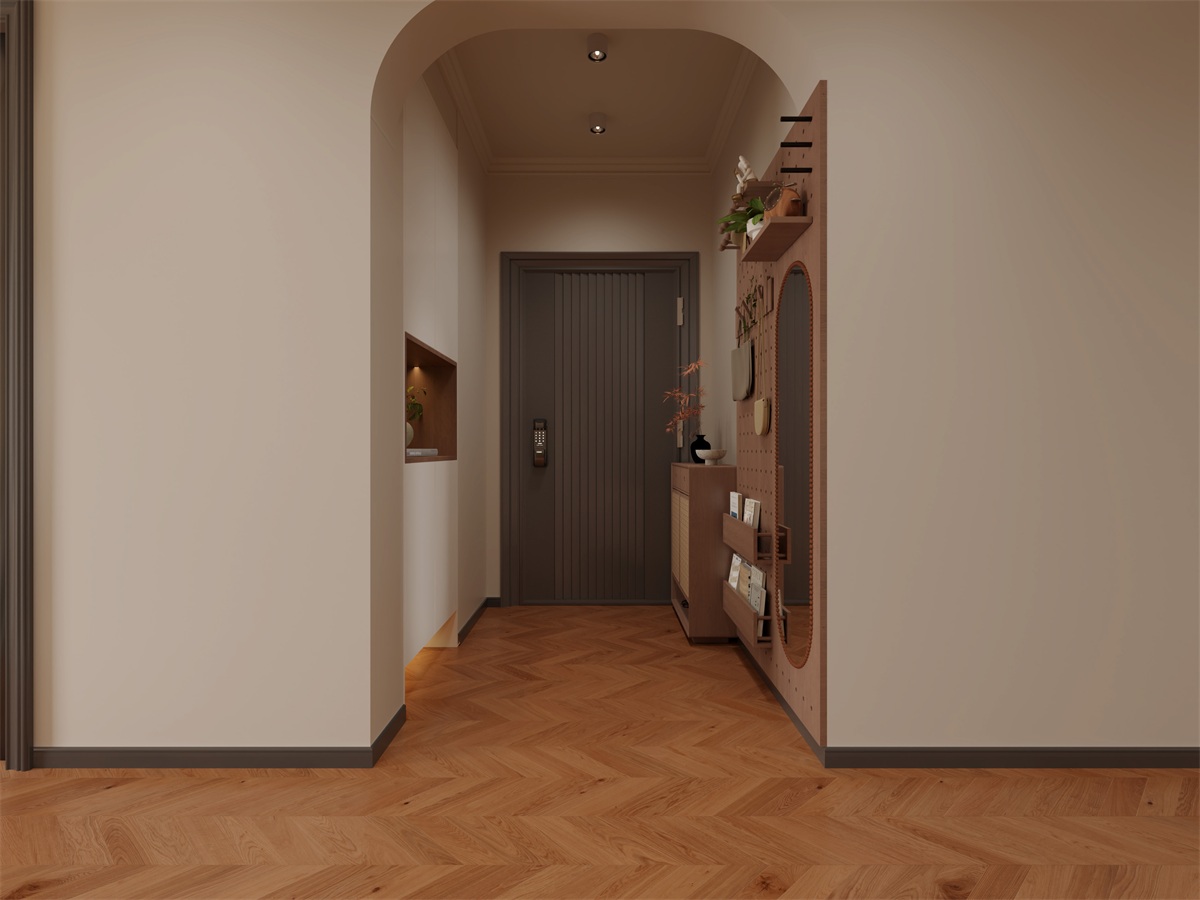 閱海萬家110㎡ | 奇葩戶型爆改中古風治愈美家！推門第一眼就驚艷！