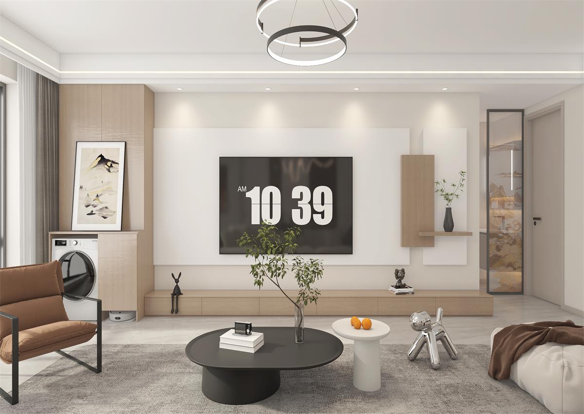 紫辰府128㎡ | 『奶油風(fēng)』不是刷個(gè)大白墻！溫馨、顯大、好打理才是核心！