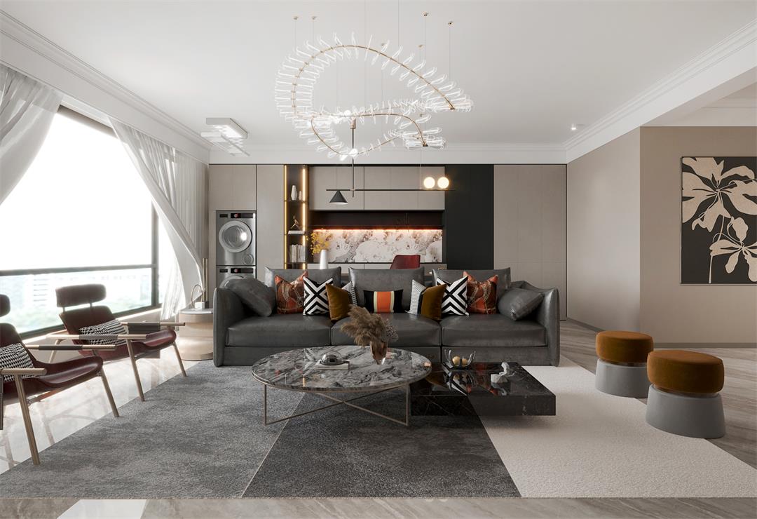 民生北府133㎡ | 沒(méi)跟風(fēng)！自己做主裝了現(xiàn)代風(fēng)的家，實(shí)用又耐看！