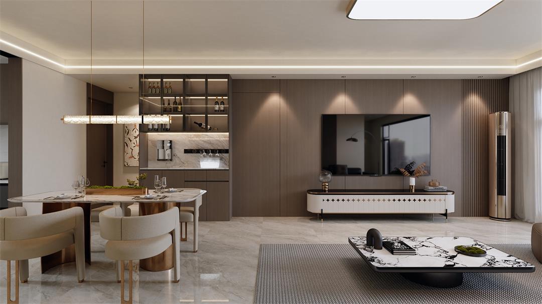 中海觀園132㎡ | 拯救審美疲勞！暖棕意式風的家，溫暖又松弛